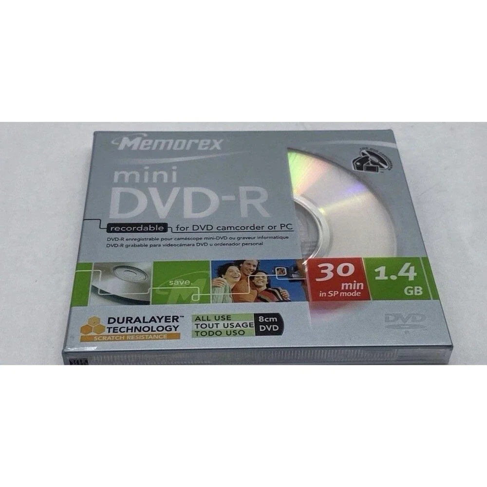 Canon DC210 Mini DVD Camcorder Tested Fully Functional W/Charger CA-570